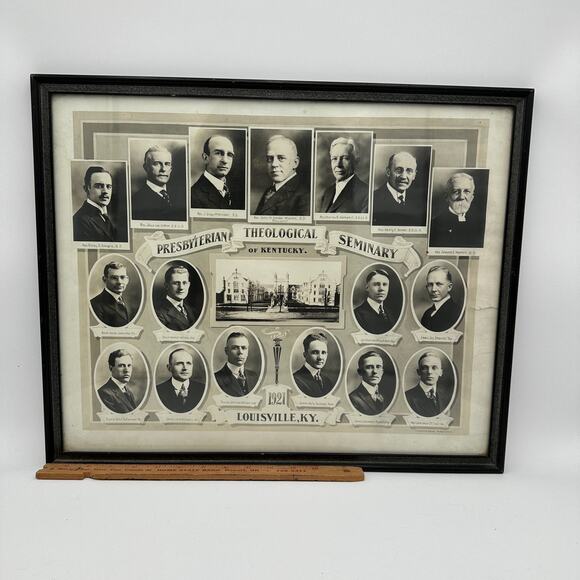 Vtg Presbyterian Theological Seminary of Kentucky 1921 Graduating Class Photo - Picture 2 of 7